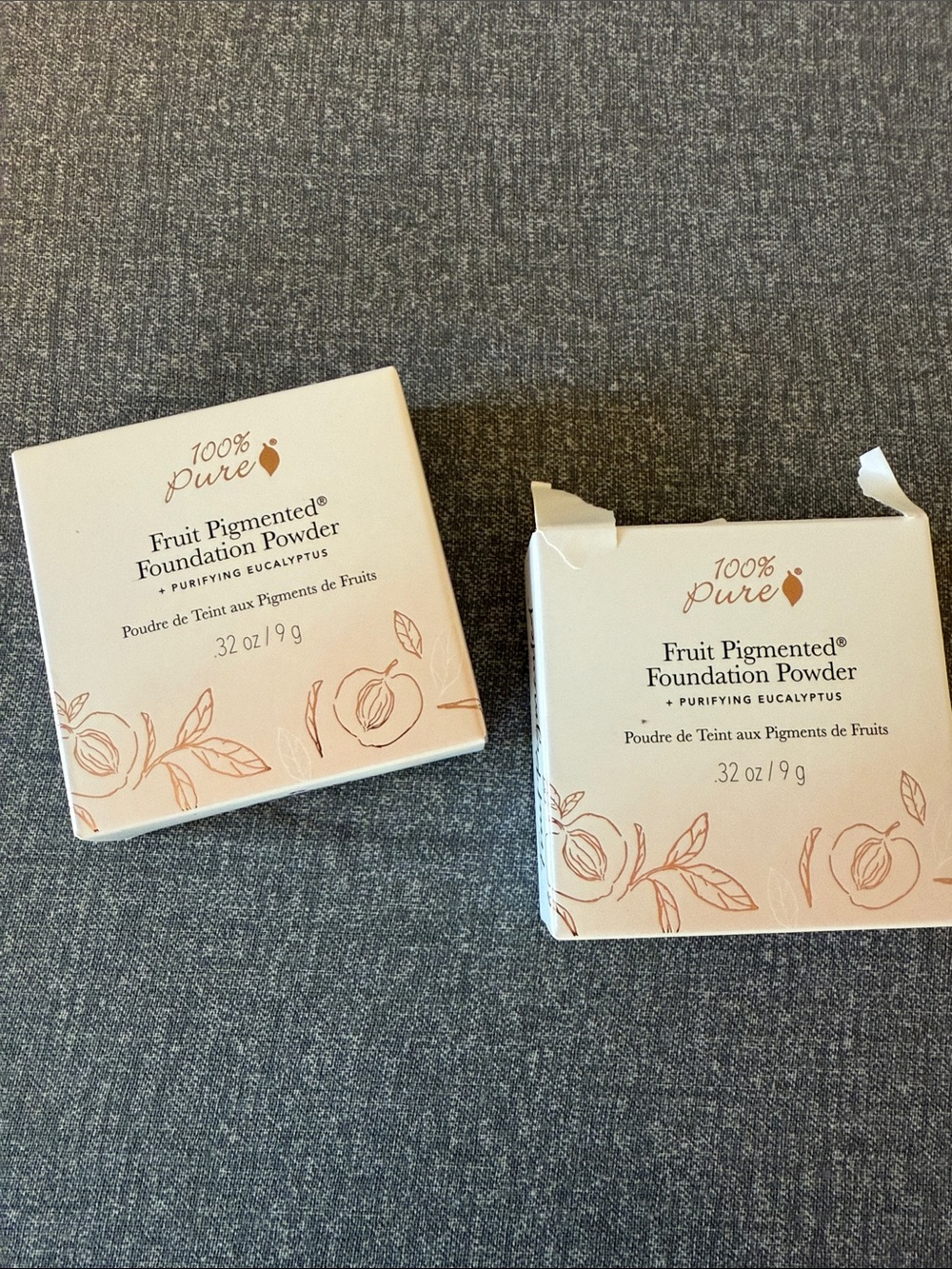 (2) 100% Pure Foundation Powder